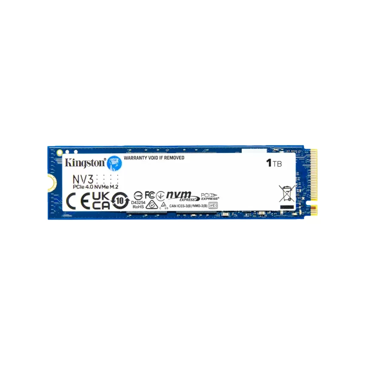 Disco Sólido SSD 1TB NVMe M.2 Kingston NV3 SNV3S/1000G