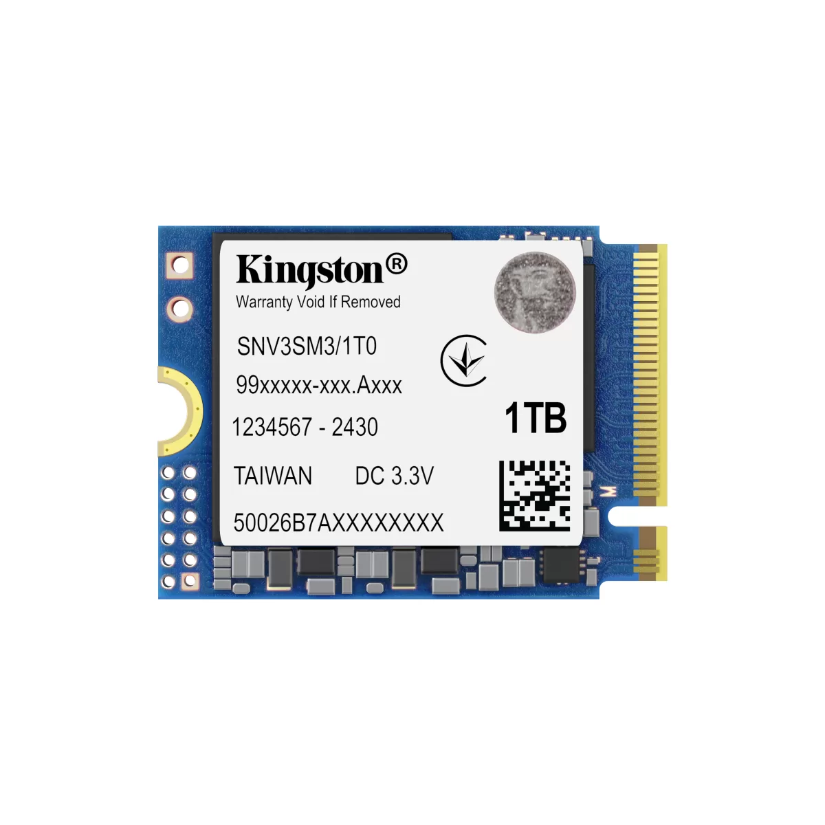 Disco Sólido SSD 1TB NVMe M.2 2230 Kingston NV3 SNV3SM3/1T0