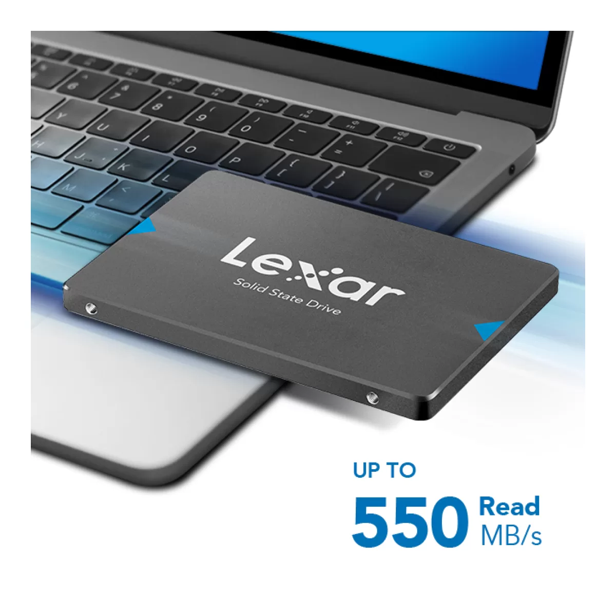 SSD 2.5 256GB SATA LEXAR NQ100 LNQ100X256G-RNNNG 550MB/s