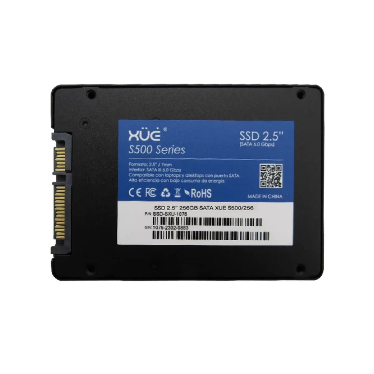 Disco Sólido SSD 256GB SATA XUE Blink S500/256 - vista 2