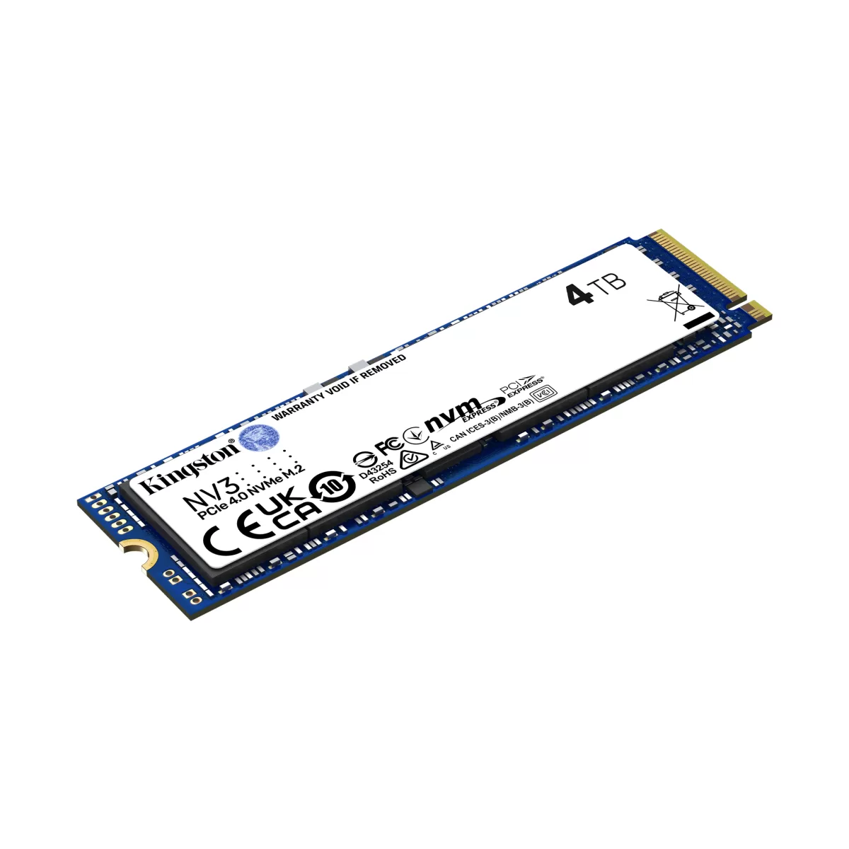 Disco Sólido SSD 4TB NVMe M.2 Kingston NV3 SNV3S/4000G