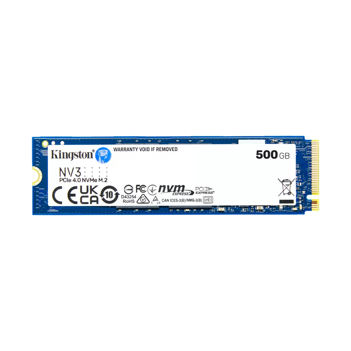 Disco Sólido SSD 500GB NVMe M.2 Kingston NV3 SNV3S/500G - vista 2