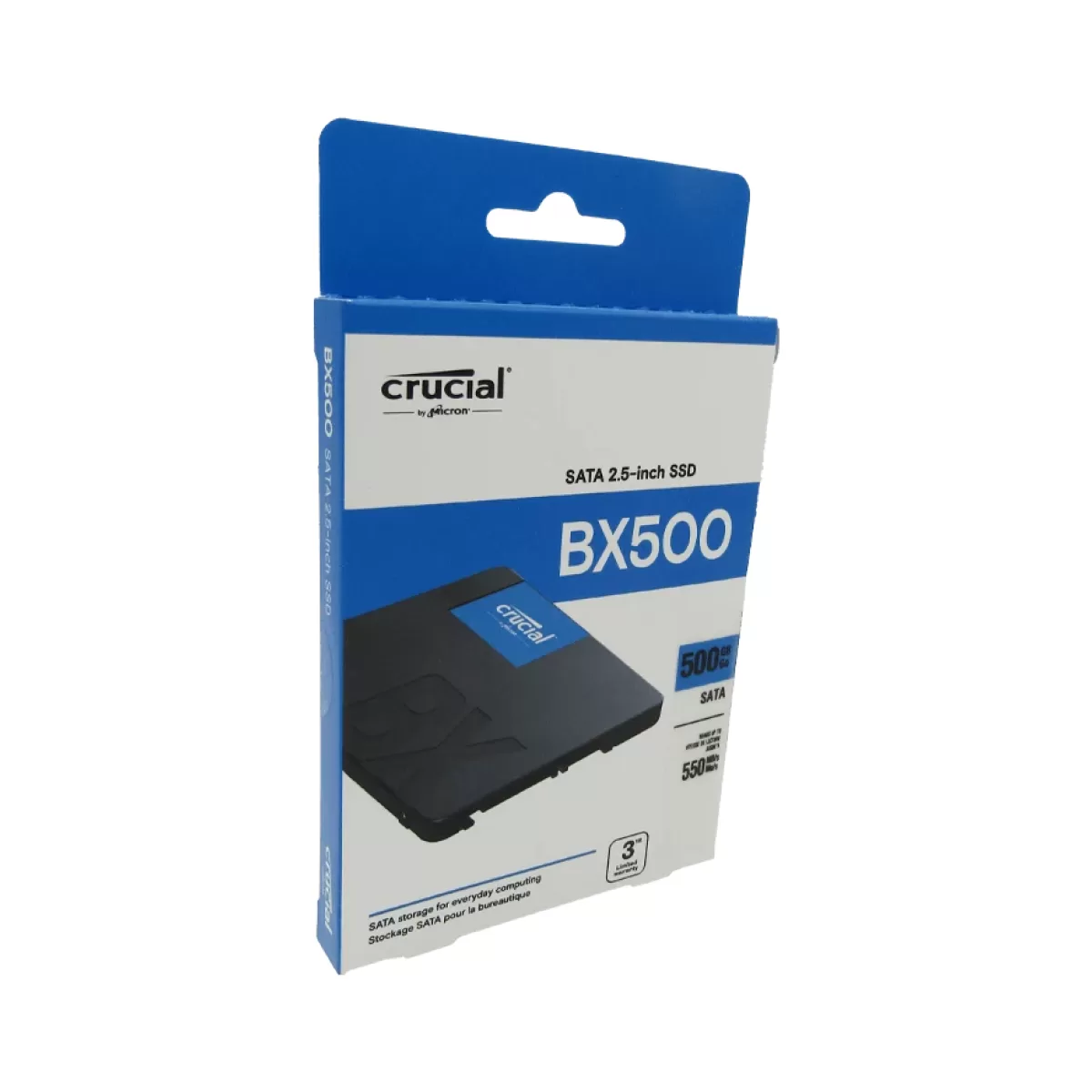 Disco Sólido SSD 500GB SATA Crucial BX500 CT500BX500SSD1 - vista 3