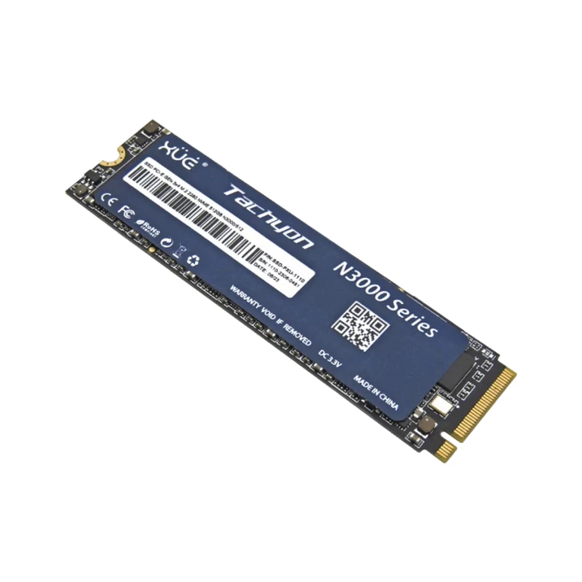 Disco Sólido SSD 512GB NVMe M.2 XUE Tachyon N3000/512GB - vista 2