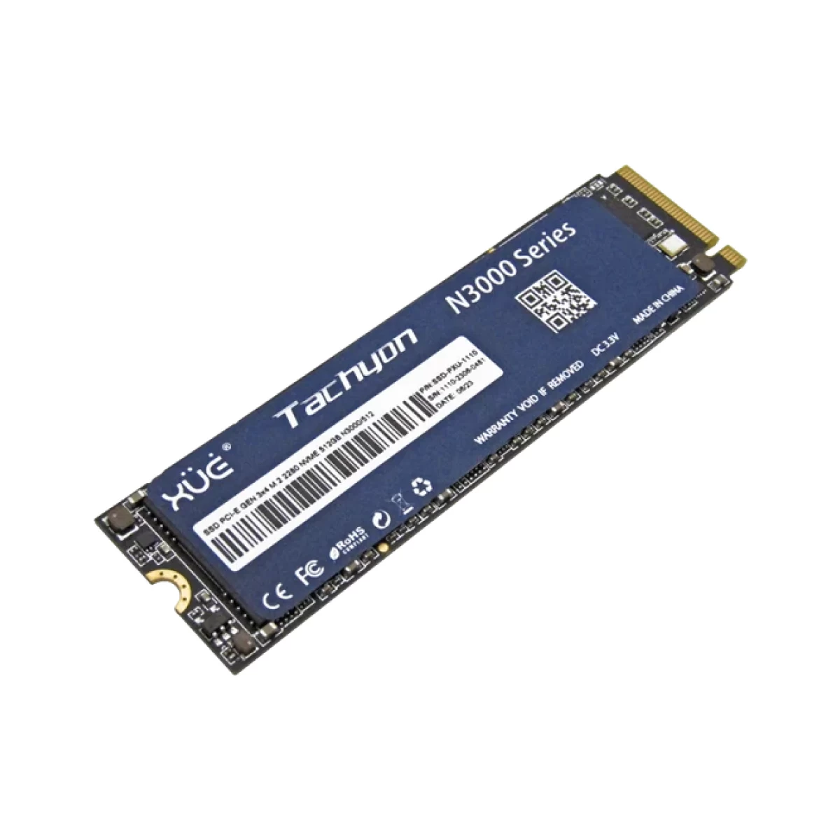 Disco Sólido SSD 512GB NVMe M.2 XUE Tachyon N3000/512GB - vista 3