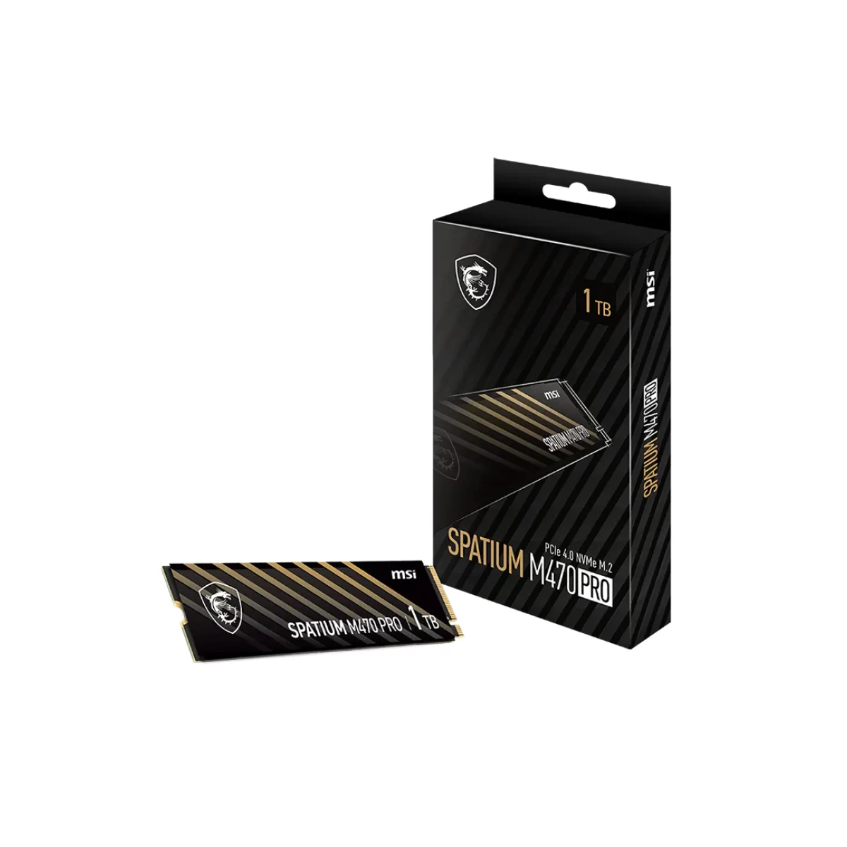 Disco Sólido SSD 1TB NVMe M.2 MSI Spatium M470 PRO S78-440L0J0-P83