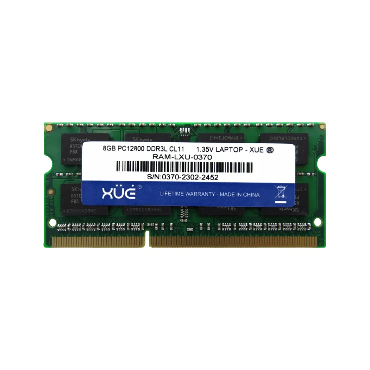 Memoria RAM DDR3L 8GB 1600MHz para Portátil XUE