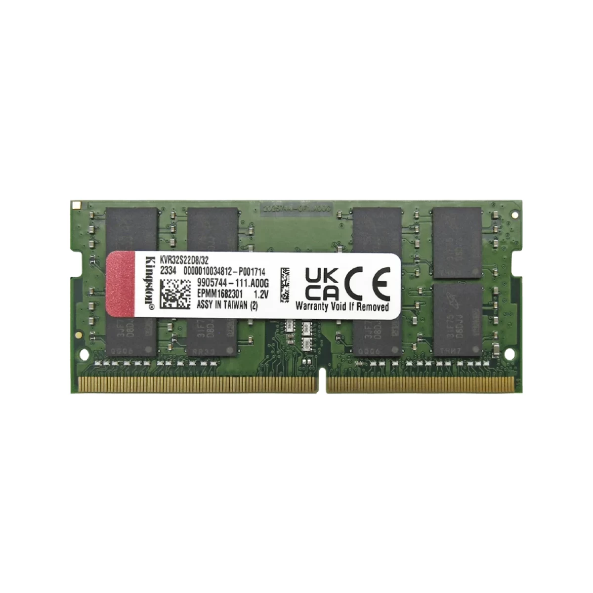 Memoria RAM DDR4 32GB 3200MHz para Portátil Kingston KVR32S22D8/32