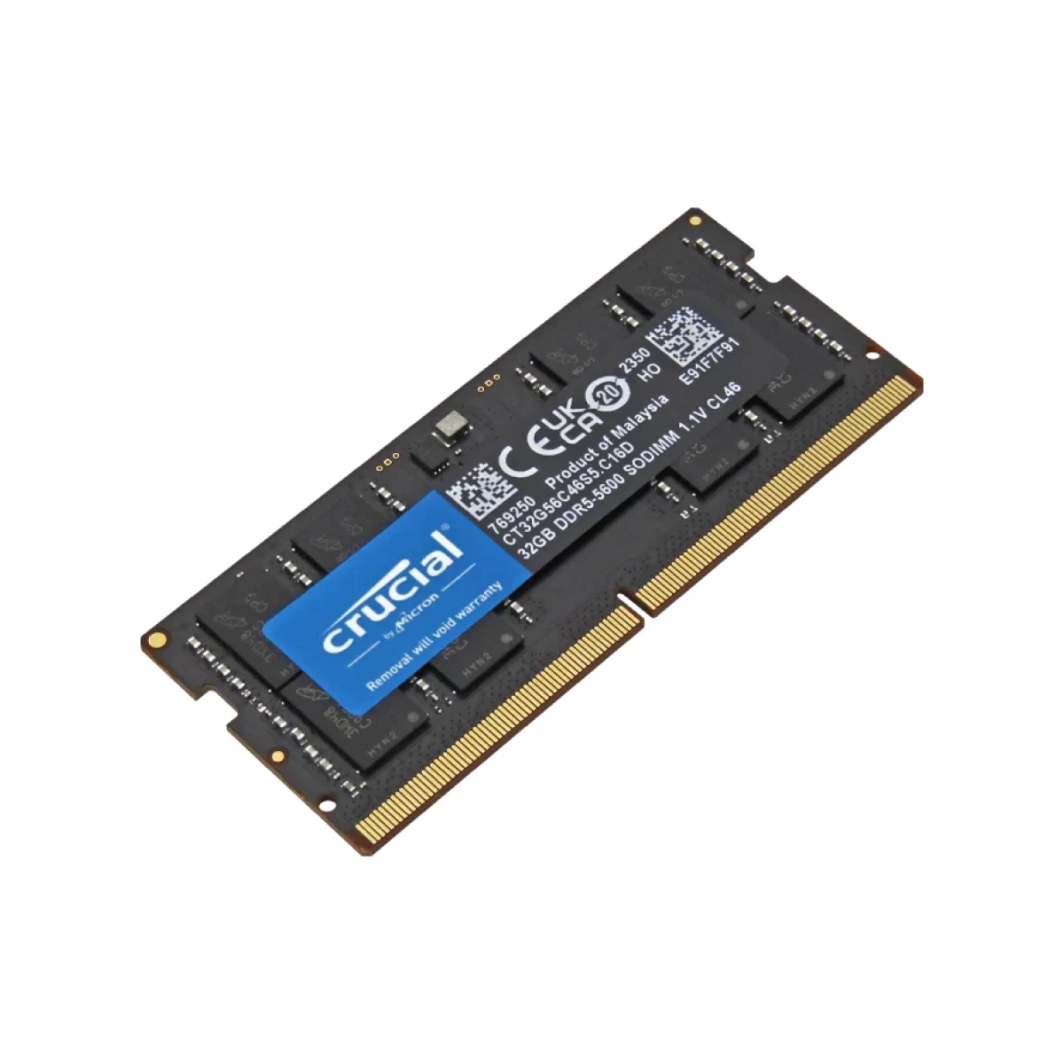 Memoria RAM DDR5 32GB 5600MHz para Portátil Crucial CT32G56C46S5 - vista 3