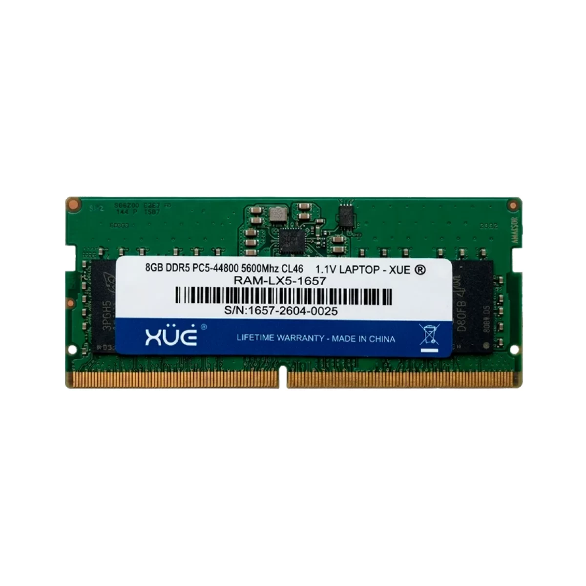 Memoria RAM DDR5 8GB 5600MHz para Portátil XUE
