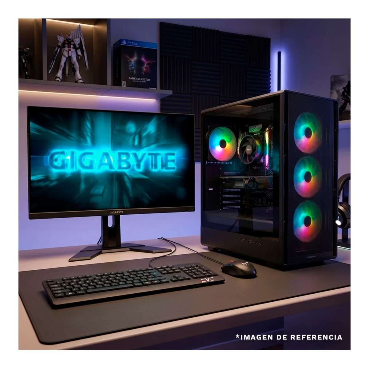 PC Gamer Ryzen 7 5700G 16GB 512GB SSD + Monitor 24" 144Hz - vista 2
