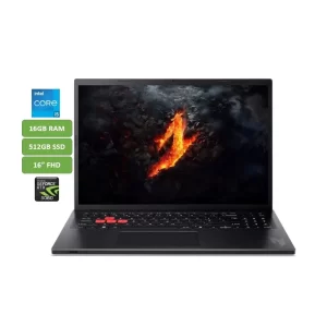Portátil Gamer Acer Nitro Lite 16 Core i5-13420H RTX 3050 6GB 16GB 512GB SSD 16" WUXGA