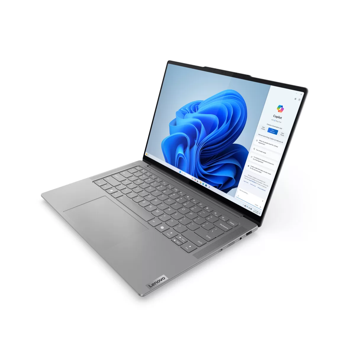 Portátil Gamer Lenovo Yoga Pro 7 14AHP9 Ryzen 7 8845HS RTX 3050 6GB 16GB 1TB SSD 14,5" - vista 3